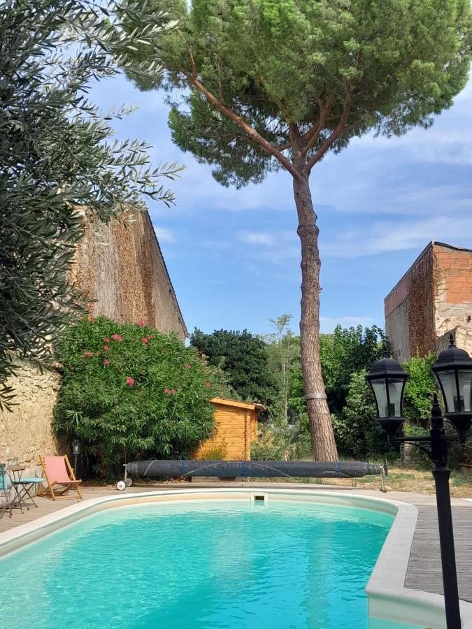 La Pause Sous Le Pin B&B Chambres D'Hotes Capestang Exterior photo